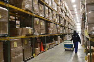 FSI warehouse aisle